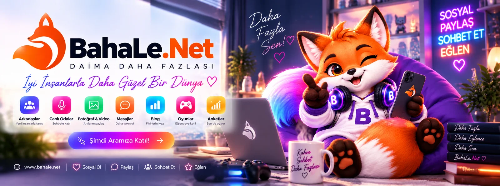 BahaLe.Net’te Sohbet Et, Müzik Dinle ve Eğlen